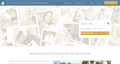 Desktop Screenshot of lifecarecenterofjacksonville.com
